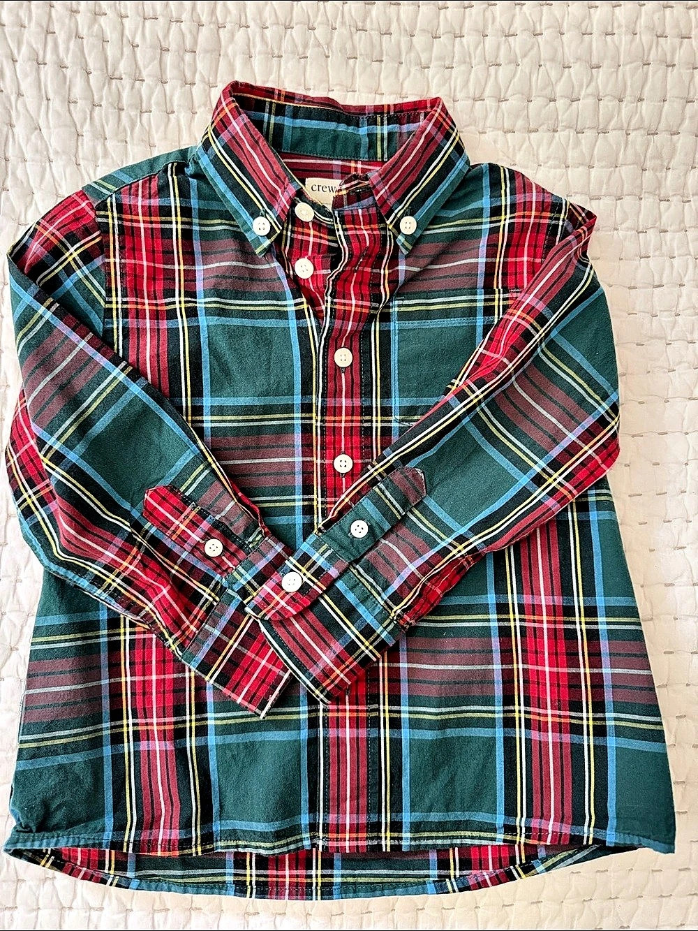 crewcuts Boys Button-Down Shirt in Tartan Plaid Button Down Shirt